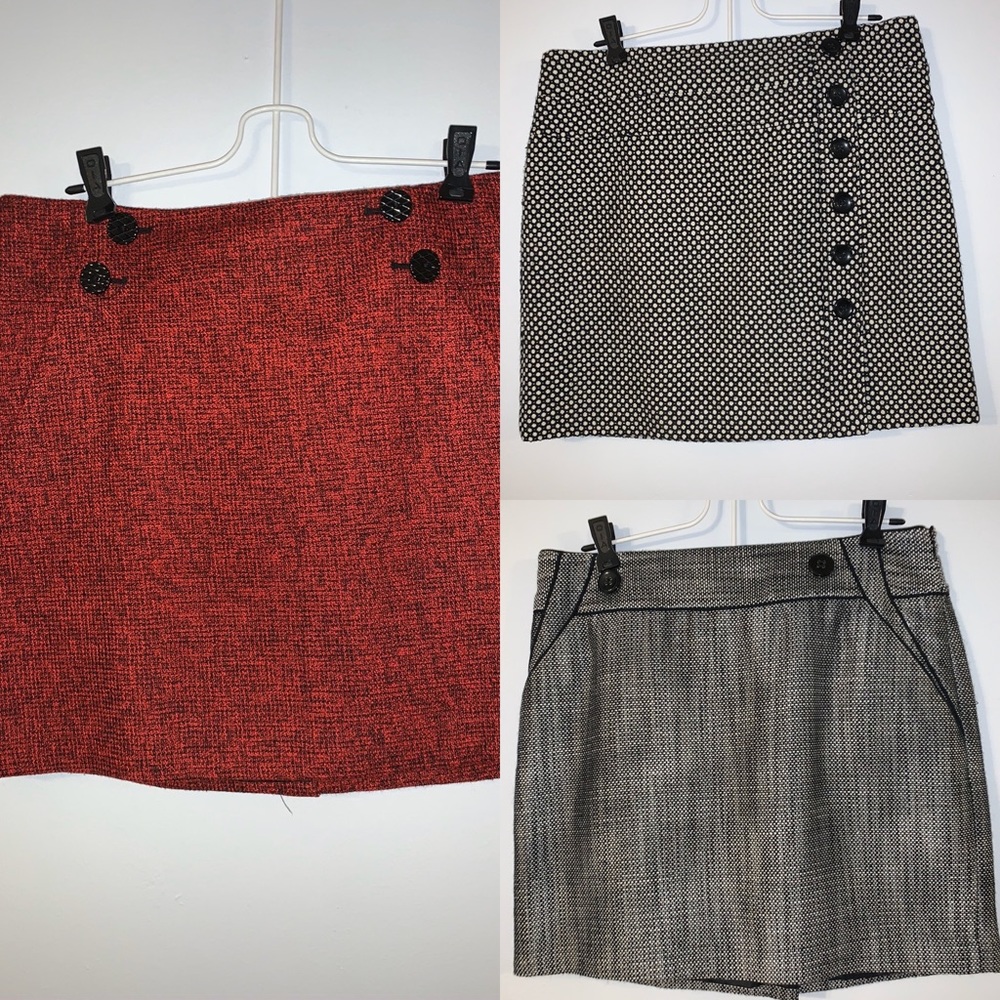 BUNDLE 3 SKIRTS Sz6 Geoffrey Beene & The Limited